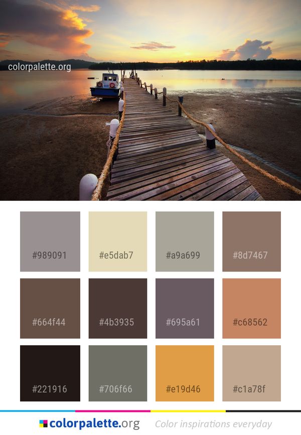 Water Sky Horizon Color Palette