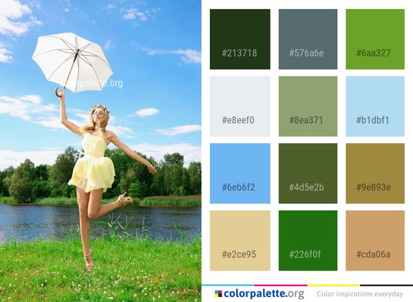 Nature Water Sky Color Palette