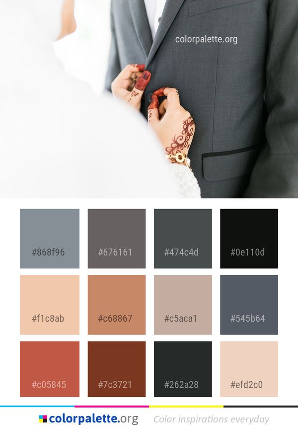 Photograph Ring Wedding Color Palette