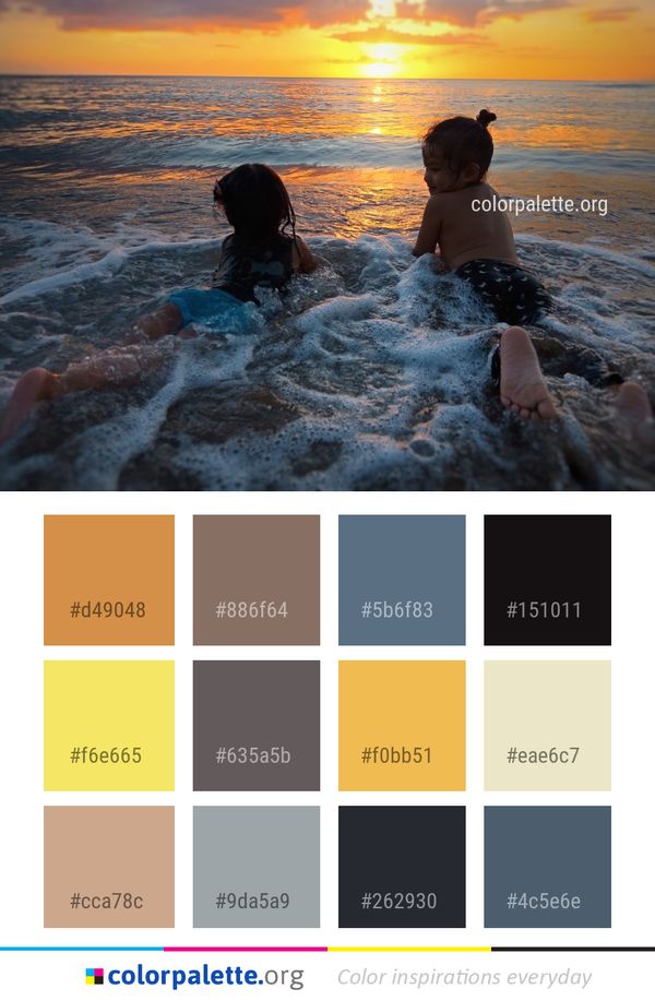 Sea Wave Body Of Water Color Palette