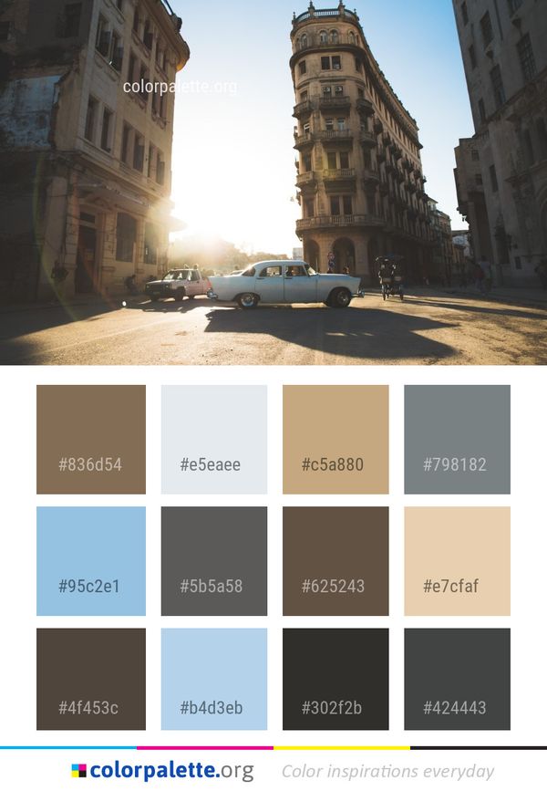 Landmark Building Sky Color Palette