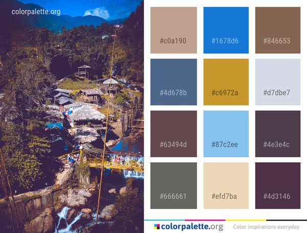 Nature Water Sky Color Palette
