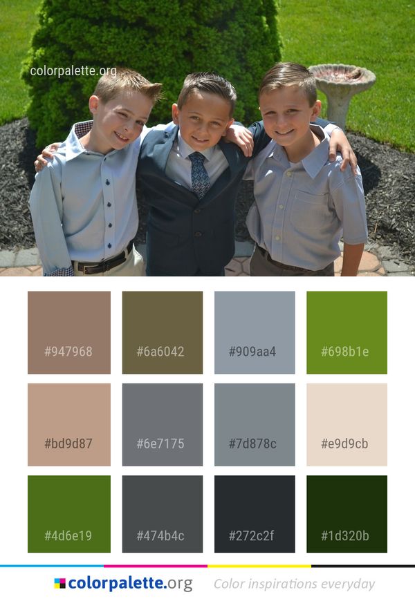 People Child Boy Color Palette