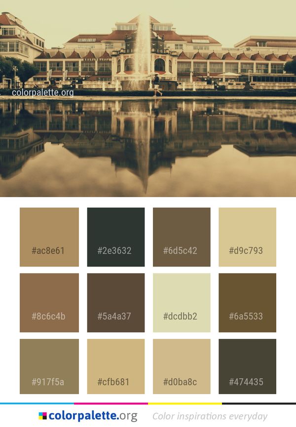 Reflection Water Waterway Color Palette