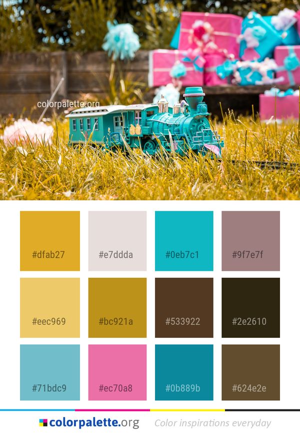 Yellow Grass Family Color Palette