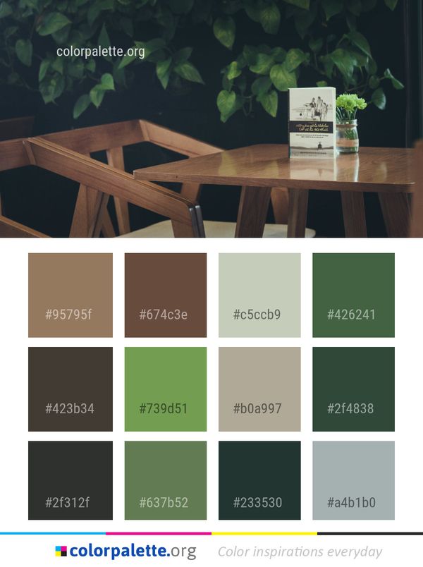 Furniture Table Wood Color Palette