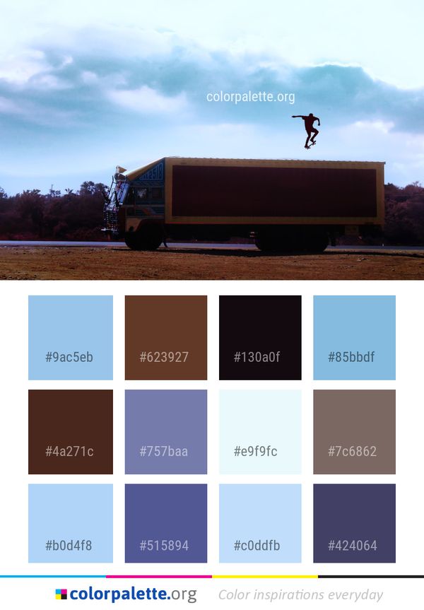 Sky Cloud Vehicle Color Palette