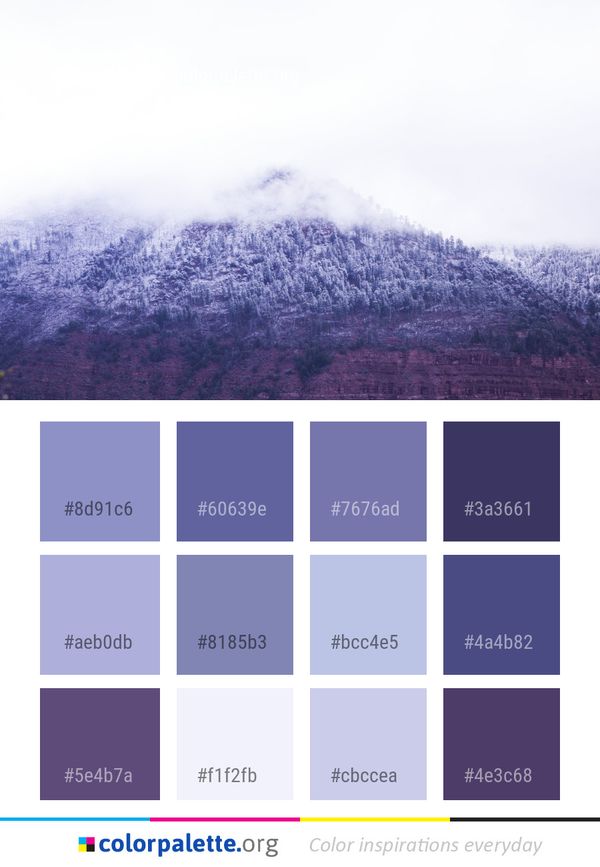 Sky Mountainous Landforms Mountain Color Palette