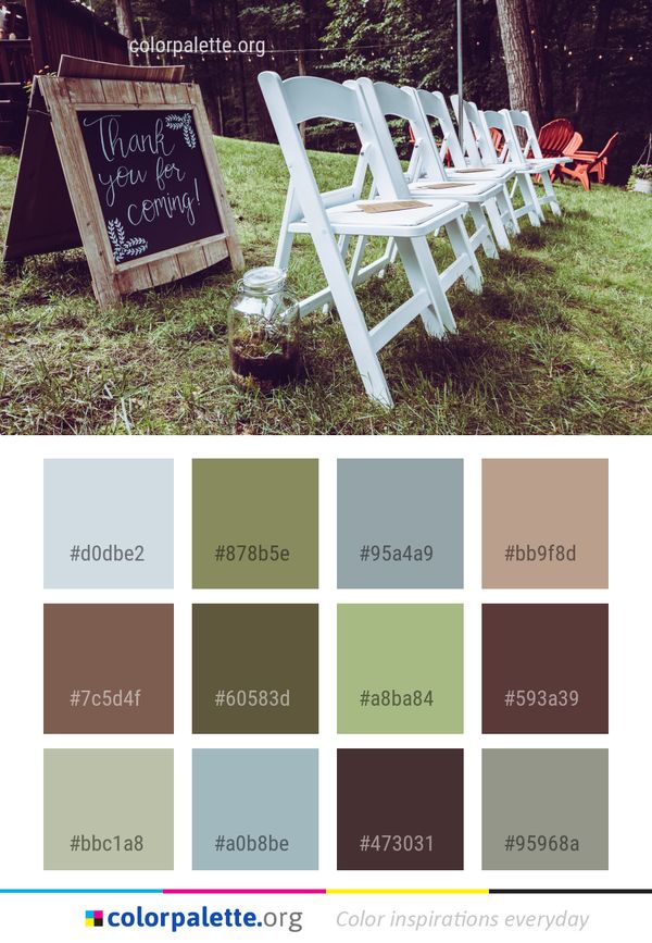 Chair Furniture Backyard Color Palette