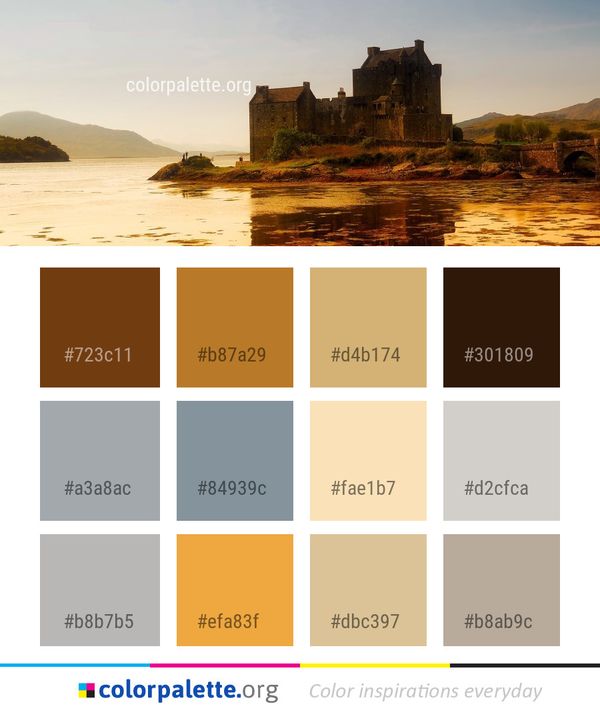 Castle Fortification Promontory Color Palette