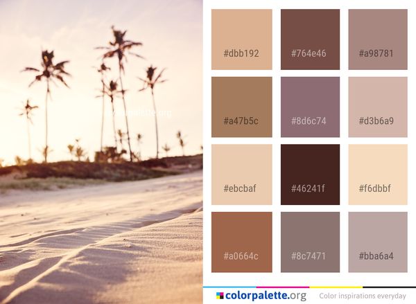 Sky Sea Horizon Color Palette