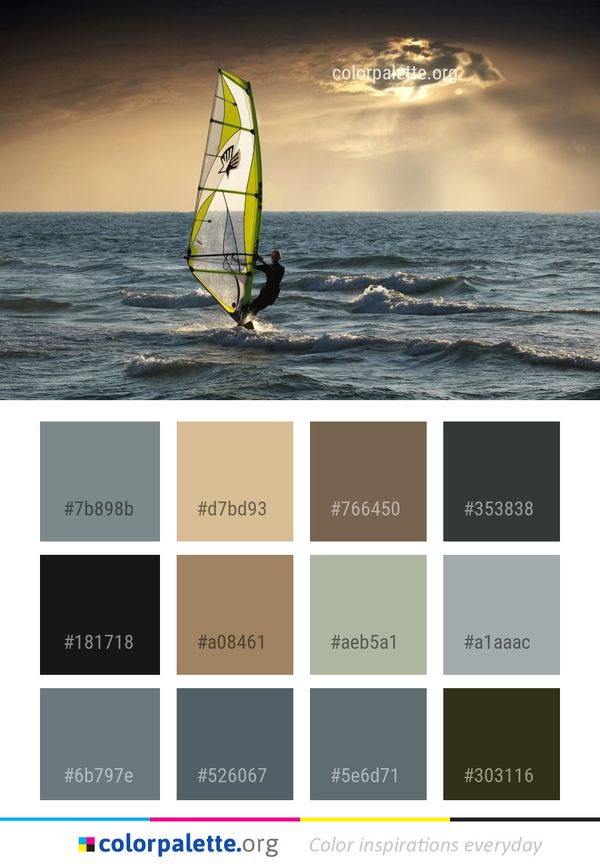 Windsurfing Surfing Equipment And Supplies Wave Color Palette