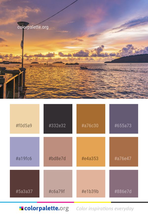 Sky Horizon Cloud Color Palette