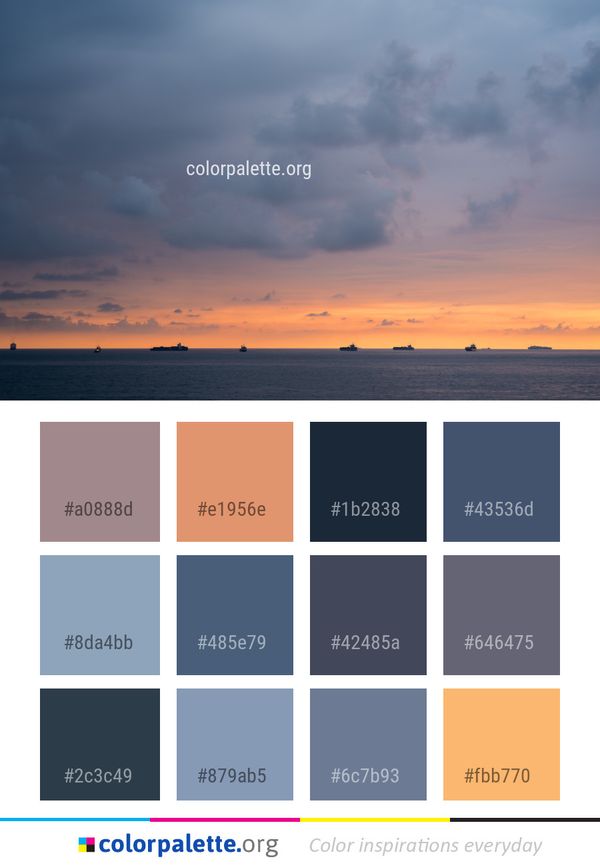Sky Horizon Sea Color Palette