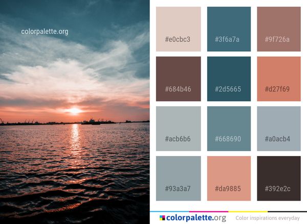 Sky Horizon Sea Color Palette