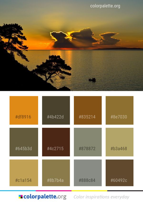 Sky Nature Sunset Color Palette