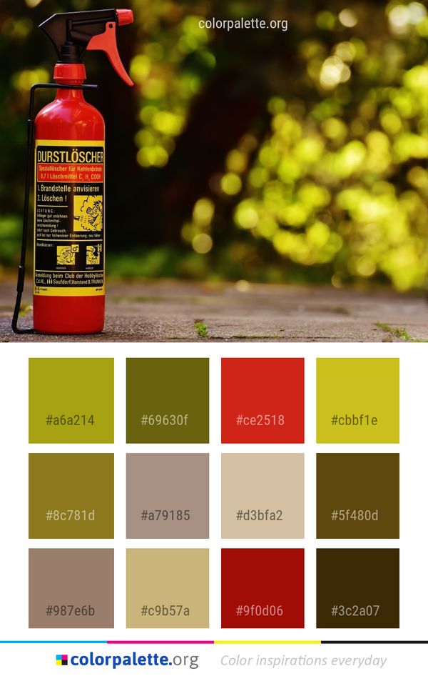 Yellow Product Bottle Color Palette