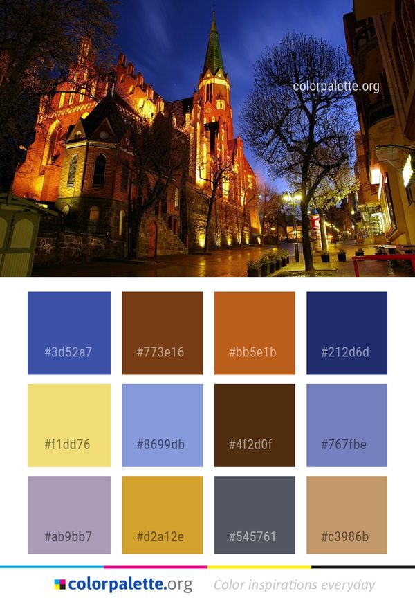 Landmark Town City Color Palette