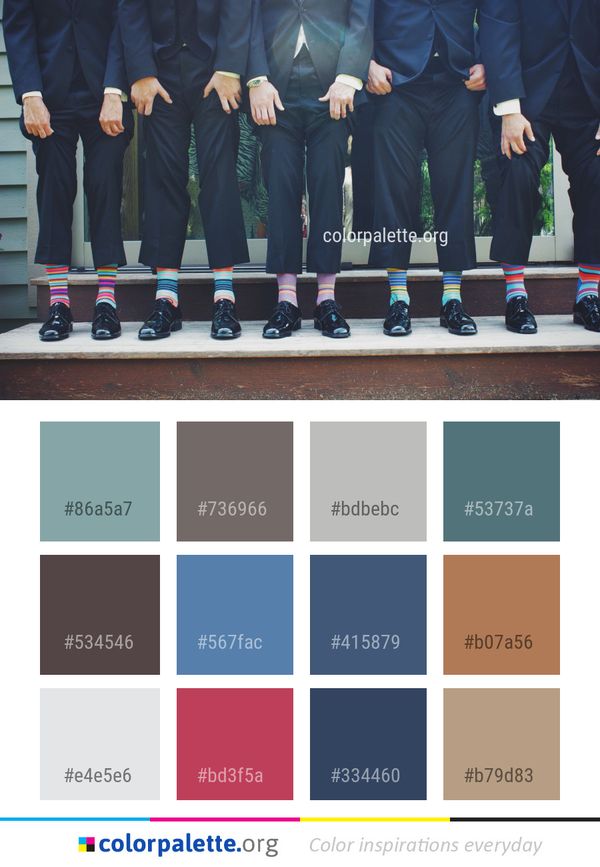 Outerwear Uniform Suit Color Palette
