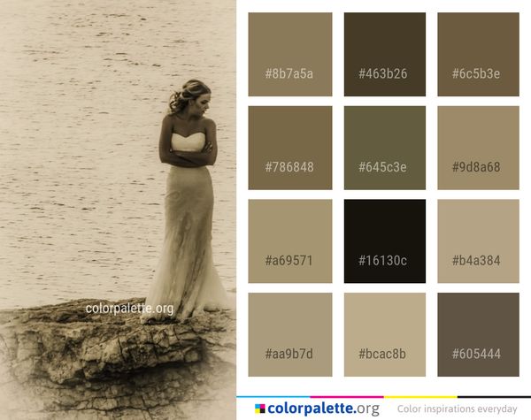Standing Water Dress Color Palette