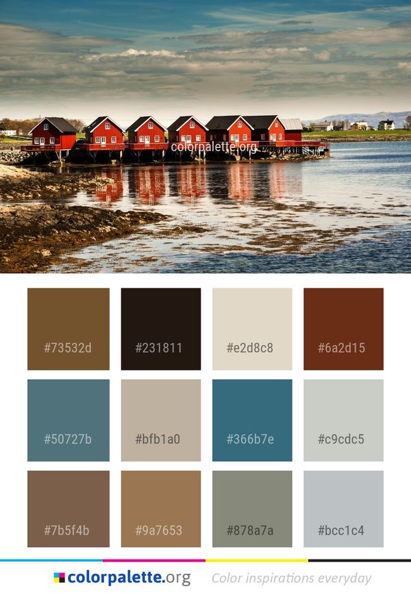 Body Of Water Transportation Color Palette
