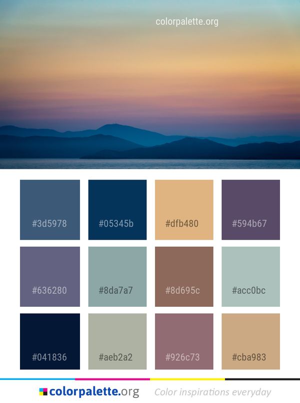 Sky Horizon Calm Color Palette