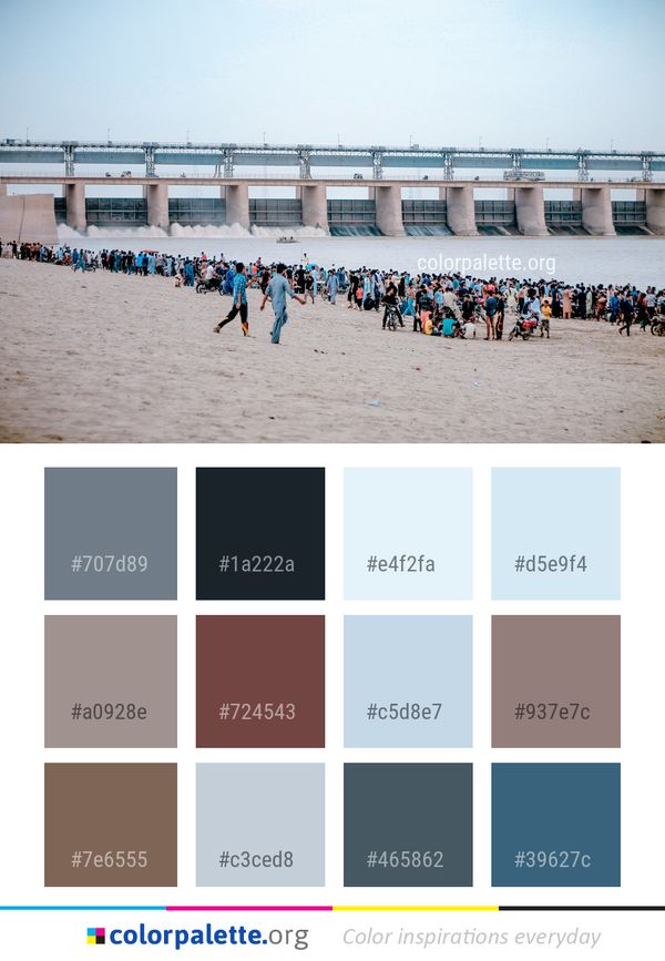 Beach Sea Sky Color Palette