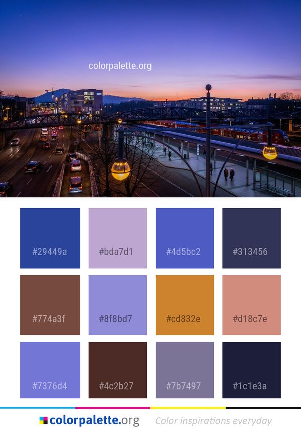 Cityscape City Metropolitan Area Color Palette