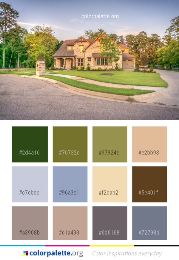 Estate Home Property Color Palette