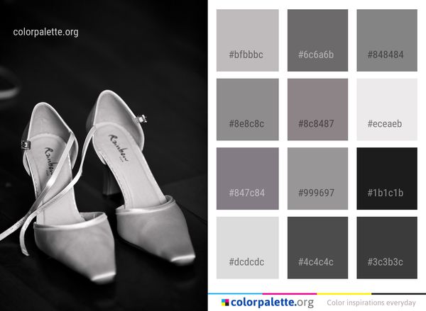Footwear White Photograph Color Palette