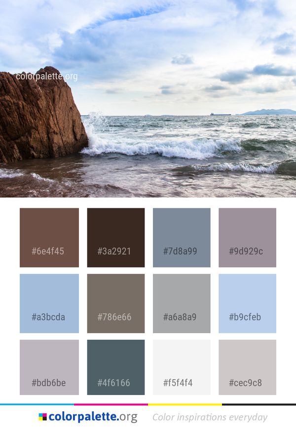Sea Body Of Water Wave Color Palette