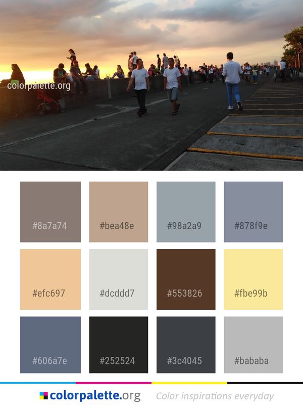 Sky Crowd Infrastructure Color Palette