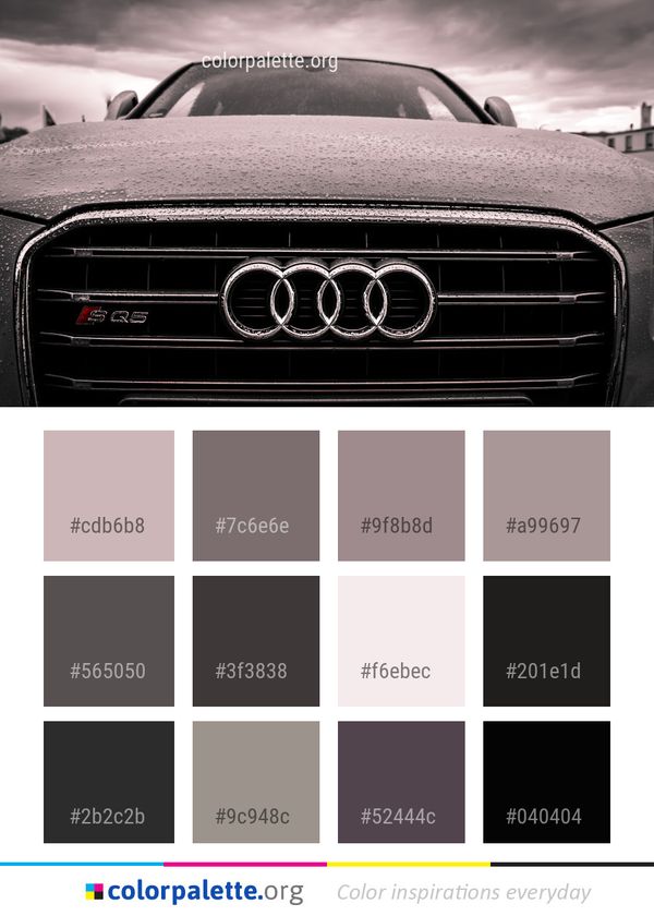 Car Land Vehicle Motor Color Palette