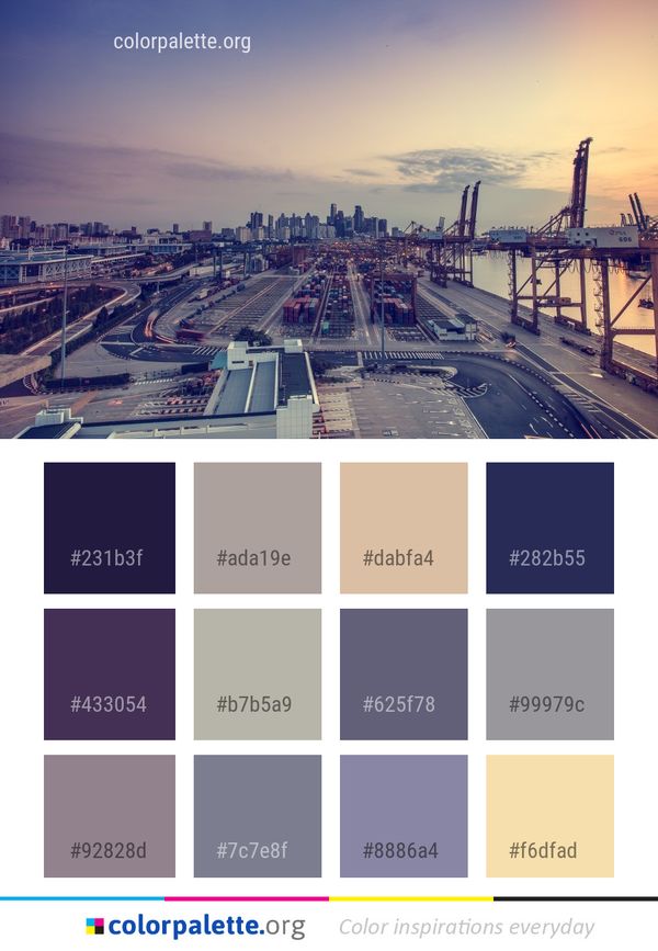 Cityscape Urban Area Metropolitan Color Palette