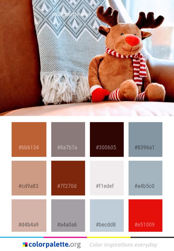 Mammal Vertebrate Stuffed Toy Color Palette