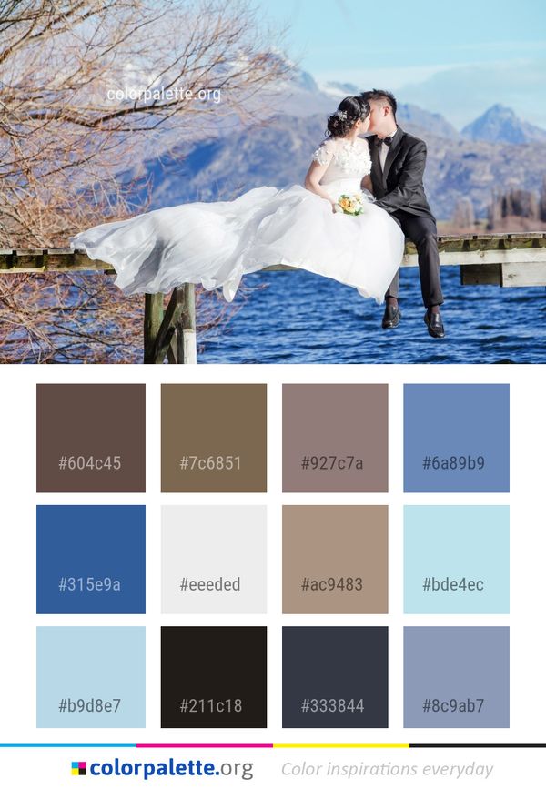 Photograph Woman Bride Color Palette