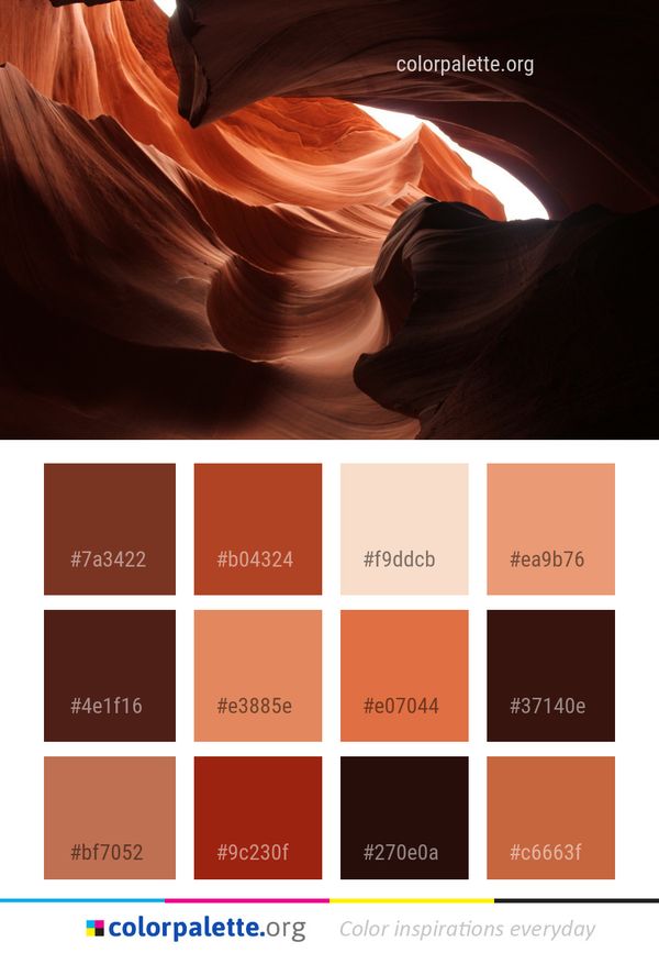 Red Orange Light Color Palette