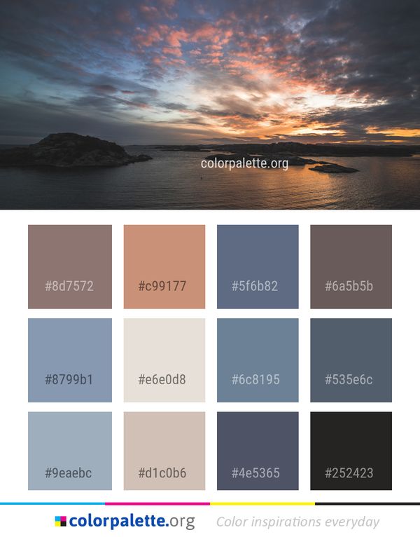 Sky Horizon Sea Color Palette