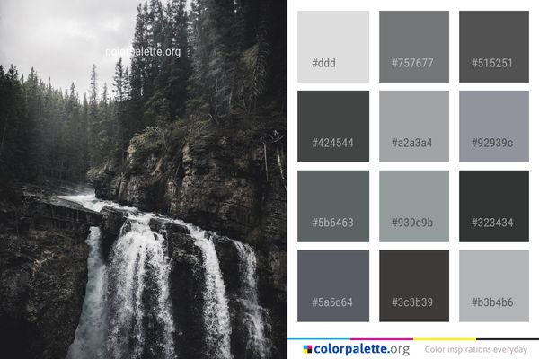 Water Nature Body Of Color Palette