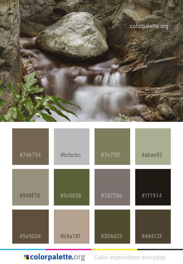 Water Nature Body Of Color Palette