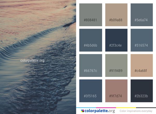 Water Sea Wave Color Palette