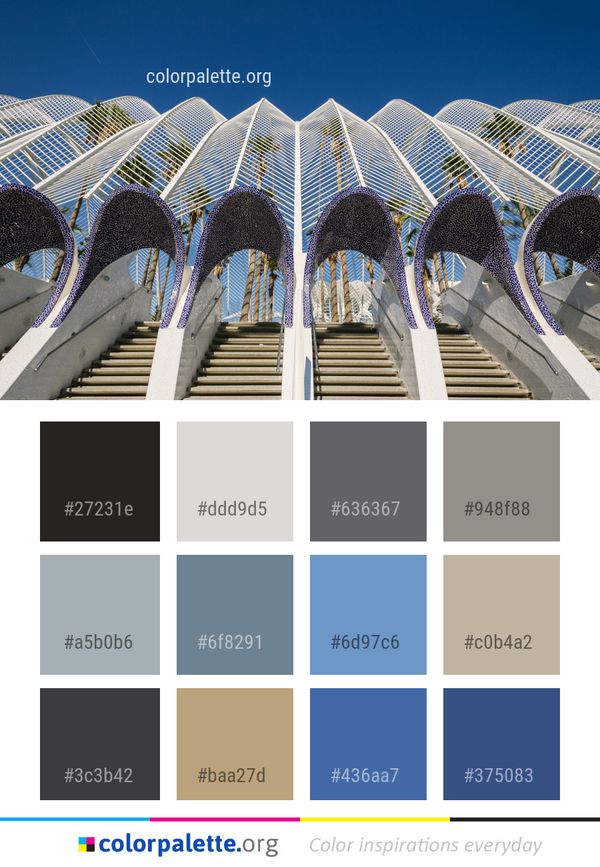 Landmark Structure Metropolitan Area Color Palette
