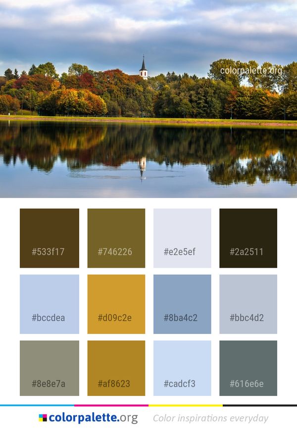 Reflection Water Nature Color Palette