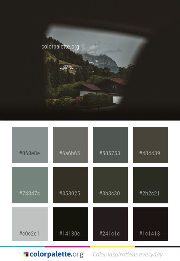 Sky Atmosphere Darkness Color Palette