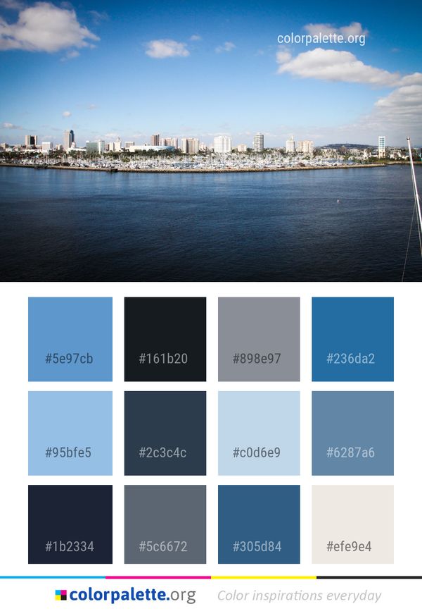 Skyline City Sky Color Palette
