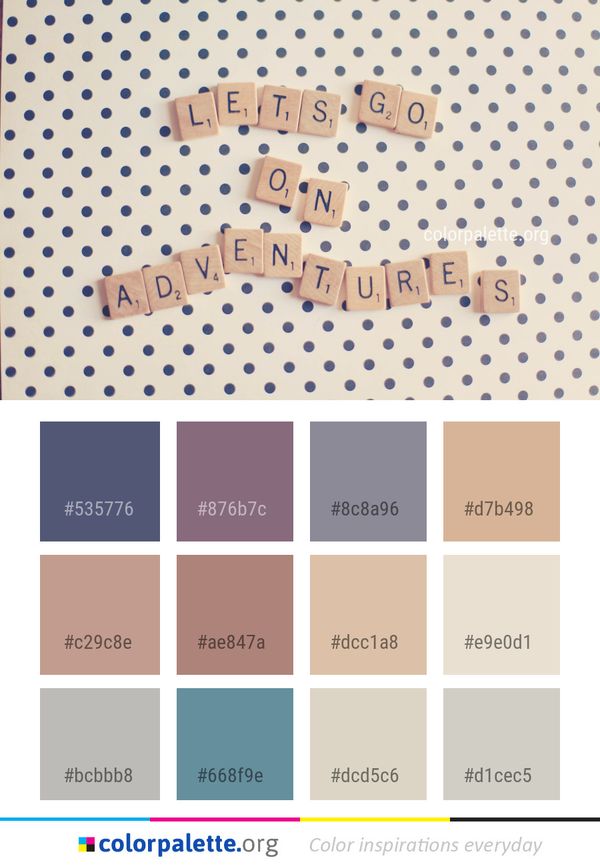 Text Font Pattern Color Palette