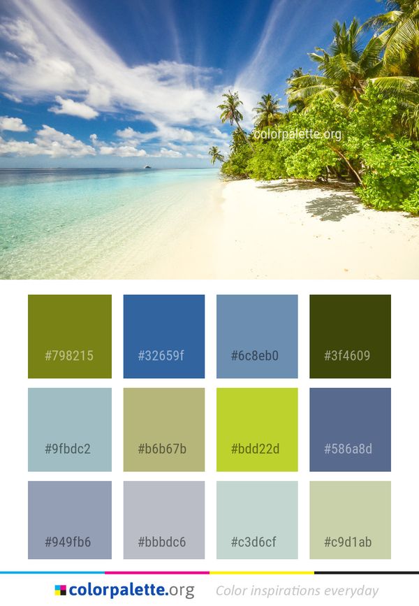 Tropics Sky Sea Color Palette