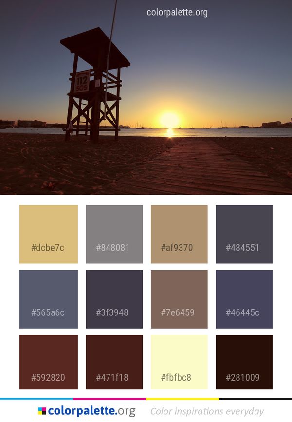 Body Of Water Sea Sky Color Palette