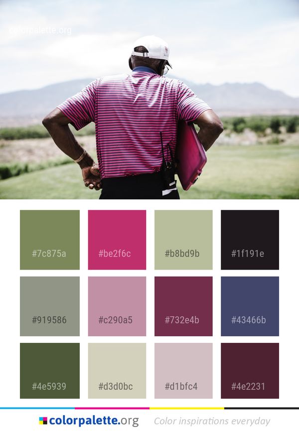 Pink Red Man Color Palette