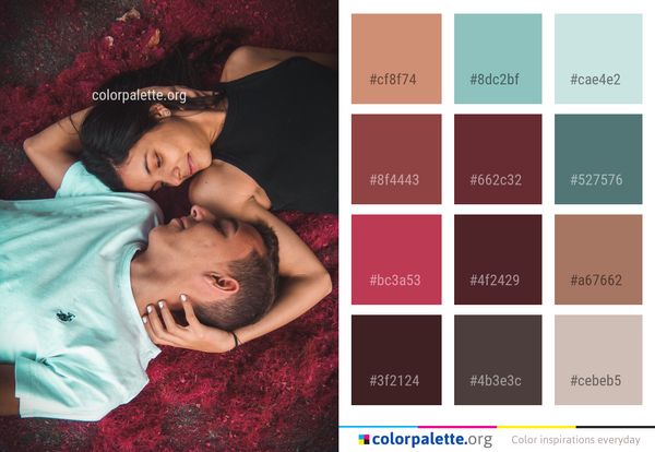 Skin Person Pink Color Palette